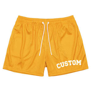 Pantalones Cortos de Baloncesto Personalizados con Cordón, 100% Algodón, Secado Rápido, al por Mayor, Pantalones Cortos para Hombre para Baloncesto y Gimnasio, Precio Razonable - Product Image 4