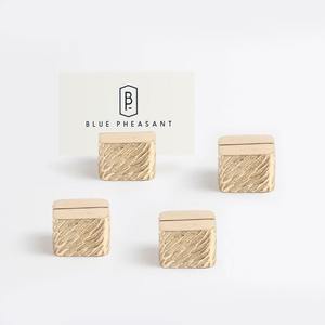 Porte-cartes minimaliste en laiton demi-sphère, support de table en métal pour cartes de visite, présentoir moderne pour cartes de visite, supports de cartes de placement pour mariage - Product Image 5