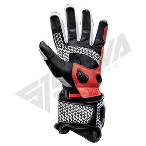 ถุงมือมอเตอร์ไซค์กันน้ำคุณภาพสูงสำหรับแข่งรถ ถุงมือหนังสำหรับขี่มอเตอร์ไซค์ในฤดูหนาวที่ให้ความอบอุ่น พร้อมเทคโนโลยีหน้าจอสัมผัส - Product Image 6