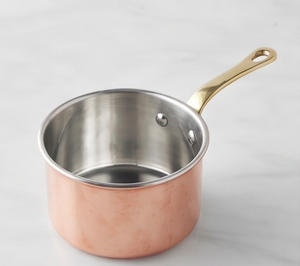 Premium Quality Copper Sauce <b>Pans</b> with Golden Brass Handle Kitchenware For Home Hotel Restaurant <b>And</b> Tableware Use - Product Image 3