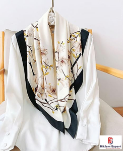 Luxury Printed Long <b>Scarf</b> Soft Fabric Fashion Head <b>Scarf</b> Custom Branding Low MOQ OEM ODM Textile Manufacturer - Product Image 3