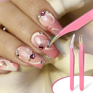 Pinzas de extensión de pestañas de alta precisión para uso diario, pinzas de extensión de sujeción fuerte. - Product Image 4
