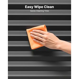 Confezione da 6 Tende Plissettate Oscuranti Temporanee in Carta, 36 x 72 Pollici, con Attrezzi per Foratura e Adesivi, Tende Plissettate Oscuranti - Product Image 6