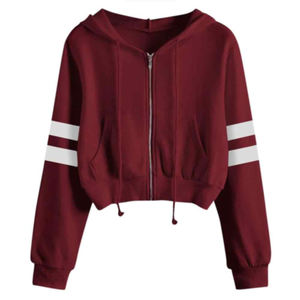 Women's Casual Terry ODM Front Hoodies Autumn Long Sleeves Fleece <b>Warm</b> Sportswear Essentials - Product Image 3