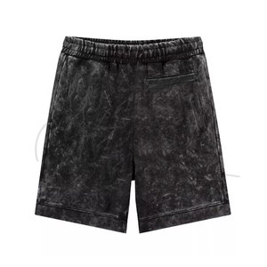 Customized Screen Printed Acid Wash Short Custom Design Men Acid Wash Shorts Casual Wear Adult Size Men Acid Wash Short - Product Image 2