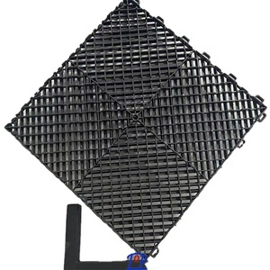 กระเบื้องปูพื้นโรงรถแบบประกบ PP กระเบื้องปูพื้นโรงรถ PVC PP - Product Image 3