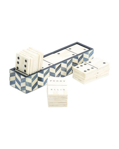 Juego de dominó ecológico con diseño de animales, juego de dominó de hueso - Product Image 1