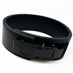 เข็มขัดยกน้ำหนักหนังวัวแท้แบบยูนิเซ็กซ์ สำหรับออกกำลังกาย ป้องกันการบาดเจ็บ พร้อมโลโก้สั่งทำพิเศษ และหัวเข็มขัดแบบคันโยก หนังกันน้ำ - Product Image 5