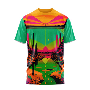 Nouveaux T-shirts de sublimation à prix de gros abordable, à la mode, fabriqués avec les meilleurs matériaux, faible MOQ, prix d'usine - Product Image 5