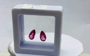 Paire assortie de tourmalines roses naturelles, forme poire, 4,55 carats, pierres précieuses de qualité, boîte individuelle pour la création de bijoux personnalisés, collection - Product Image 2