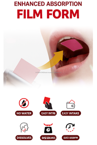 Liposomal Gluta Oral Film Suplemento de tira de disolución rápida para uso diario - Product Image 5