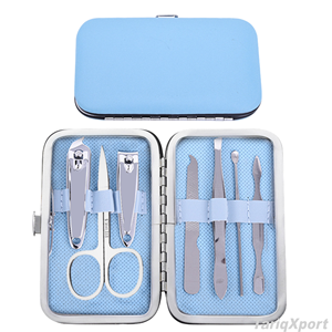 Professional Durable Portable 7 Piece Stainless Steel Manicure Pedicure Set <b>Nail</b> Clipper Beauty Care Tools Kit Travel <b>Case</b> - Product Image 3