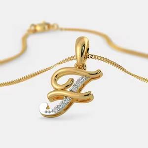 Pendentif Lettre A à Z en Argent Sterling 925 Plaqué Or 14K_18K – Élégance Personnalisée Spéciale pour Mariage, Anniversaire, Fête - Product Image 1