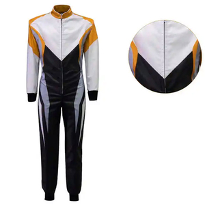 Overol de Trabajo Unisex Antiestático de Spandex y Poliéster, Manga Larga, Transpirable, Negro, Blanco, Naranja, Uniforme Industrial de Construcción - Product Image 2