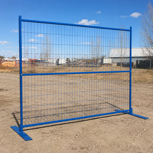Panneau de clôture en treillis soudé temporaire robuste galvanisé pour chantier de construction en Australie, barrière de sécurité pour usage extérieur - Product Image 3