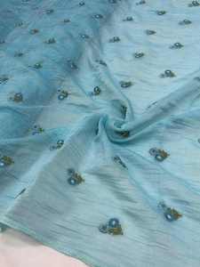 Tissu en Chiffon Brodé Malty Dobby 100% Polyester Respirant Écologique pour Mariage, Couleurs Personnalisées, Fournisseur Textile Export - Product Image 5