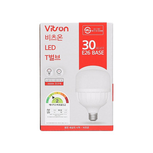 [Vitson] LED T-Bulb 30W WarmWhite E26 (T100 30W E26 30K-22) 383267 Con un ángulo de haz amplio y excelente calor Productos calientes - Product Image 3