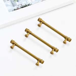มือจับตู้โลหะผสมสังกะสีแบบ OEM พร้อมปลายแบบร่อง สำหรับตู้ครัว ตู้เสื้อผ้า เฟอร์นิเจอร์ห้องน้ำ และโต๊ะข้างเตียง - Product Image 2