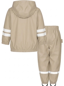 Traje Impermeable con Capucha, Chaqueta Impermeable y Pantalones Impermeables con Logotipo Personalizado, Traje Impermeable Transpirable para Hombre, para Viajes y Camping - Product Image 2