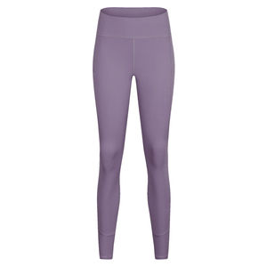 Legging de yoga simple pour femme, taille haute, sans couture, respirant, écologique, séchage rapide, effet push-up, compression, pour femme - Grande Vente - Product Image 2