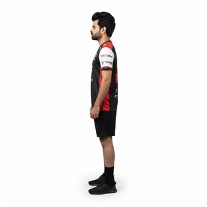 Custom Esports Jersey 100% Polyester Sublimated T1 Style Korean Pro Gaming <b>Shirt</b> for Men - Product Image 3