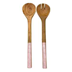 New Arrival <b>Wooden</b> Cutlery Set <b>Salad</b> <b>Servers</b> Handmade Eco-Friendly Dishwasher Safe Reusable High Quality Kitchenware Safe - Product Image 4