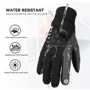 Guantes Térmicos de Invierno para Ciclismo, Esquí, Motociclismo, Deportes al Aire Libre, Gimnasio, Conducción, con Pantalla Táctil, Impermeables y Antideslizantes - Product Image 3