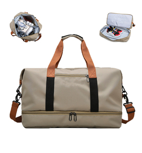 High premium customised nylon baseball duffle bags waterproof portable sports gear solid shade breathable travel gym bag custom - Product Image 1