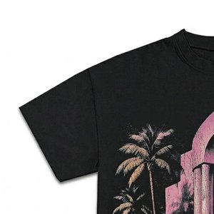Nuevas camisetas personalizadas con logo DTG para hombre, rojas, de alta calidad, para moda urbana de verano, transpirables, para usar como ropa exterior, con cuello redondo. - Product Image 5