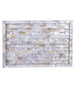 ถาดเสิร์ฟไม้แกะสลักลายดอกไม้ ถาดกลมตกแต่งสำหรับตกแต่งบ้าน - Product Image 3
