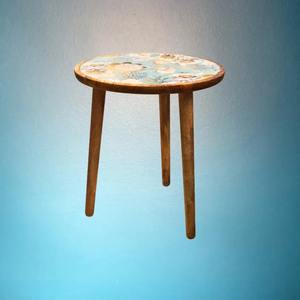 Table à manger moderne rustique en bois de manguier massif, design industriel à pieds croisés, finition brute en fer et bois, très vendue, pour bureau et usage domestique - Product Image 6