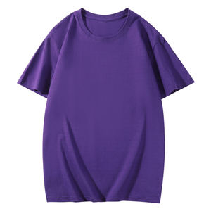 เสื้อยืดคอกลมสีพื้นผ้าฝ้ายแท้ 180 กรัมทรงหลวมแขนสั้น ผลิตในบังกลาเทศและจีน ราคาโรงงาน รับผลิตเสื้อยืดขายส่งตามสั่ง - Product Image 6