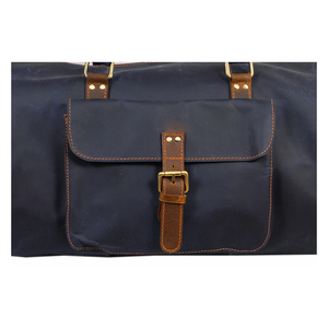 Sac de voyage de luxe en cuir véritable pour homme, style tendance, sac de sport de grande taille de haute qualité, populaire - Product Image 5