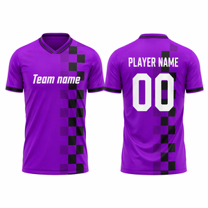 Sublimated Print Football Jersey Breathable Mesh Adult Short Sleeve V Neck <b>Soccer</b> Sports Apparel sublimated print football shirt - Product Image 5