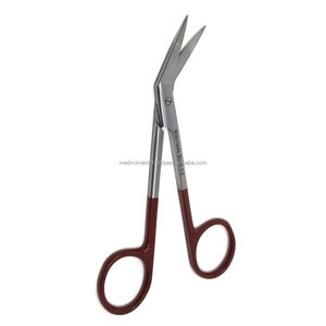 Tijeras Quirúrgicas Anguladas Micro Iris de 4.5 Pulgadas, de Acero Inoxidable, Duraderas, Instrumento Dental Manual, OEM, ODM, Marca Privada - Product Image 3