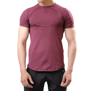 T-shirt de compression personnalisé avec logo, ajusté, basique, pour loisirs, gym, entraînement sportif, musculation, pour hommes - Product Image 4