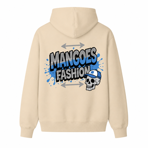Sweat-shirt à capuche personnalisé en gros, imprimé et brodé, coupe classique, style streetwear, avec logo graphique, en molleton, style kangourou - Product Image 6
