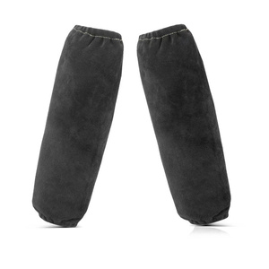 Mangas de Soldadura de Cuero Vacuno Resistente al Calor de Primera Calidad, Costuras de Kevlar, Protección para Brazos, Certificación ANSI Nivel de Corte 2 y CE - Product Image 1