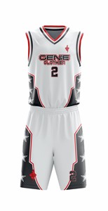 Conjuntos de camiseta y pantalones cortos de baloncesto de diseño personalizado profesional, alta calidad, MOQ bajo, logotipo personalizado, uniforme de baloncesto hecho a medida - Product Image 4