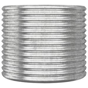 Maceta de jardín de acero con recubrimiento de polvo de plata 31,5 "x 31,5" x 26,8 "Macetas y jardineras - Product Image 3