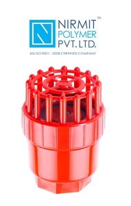 Vanne de refoulement en plastique rouge pour pompes à eau, systèmes d'irrigation, usage domestique et industriel - Product Image 2