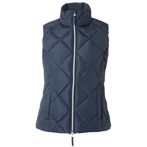 Chaleco acolchado sin mangas, ligero, impermeable, transpirable, cortavientos, plegable, de talla grande, para mujer, de poliéster, para invierno. - Product Image 2