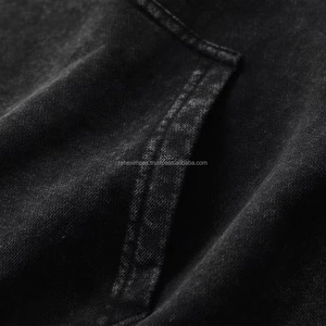 Sweat à capuche oversize délavé à l'acide personnalisable, 100% coton, look vintage lourd, qualité supérieure (fabricant 2026) - Product Image 2