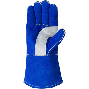Meilleurs gants de travail en cuir de vachette pleine fleur renforcés pour la protection des mains, gants de soudage robustes pour l'extérieur - Product Image 2
