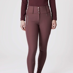 High Quality 4-way Stretch Horse Riding Breeches <b>Leggings</b> Tights <b>Equestrian</b> Wear Pants on Technical Fabric with Soft Feel - Product Image 6