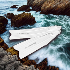 Palmes de natation en plastique à talon ouvert pour la pêche sous-marine - Product Image 4