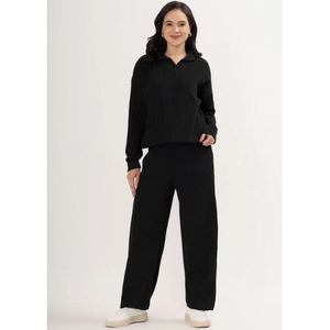Conjunto de suéter y pantalón de invierno de moda premium para el día a día, estilo de diseñador, conjunto de suéter acanalado a precio de mayoreo por exportador - Product Image 1