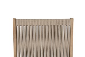 Fauteuil d'extérieur pliable de qualité supérieure résistant aux intempéries avec corde tressée et cadre en bois d'acacia, fabricant vietnamien - Product Image 6