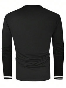 เสื้อเชิ้ตเดรสผู้ชายแบบสั่งตัด แขนยาว ผ้าฝ้าย/ใยไผ่ ซาติน เรียบ ไม่ยับ แห้งเร็ว ระบายอากาศดี คอทรงโอ - Product Image 2