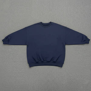 Sudadera para hombre con nuevo diseño elegante y transpirable, venta al por mayor, sudadera básica de cuello redondo personalizada, sudadera de mezcla de algodón. - Product Image 4